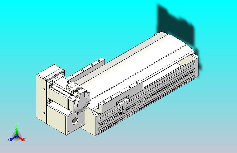 皮带直线轴半封闭可选导轨TPA-HNB-202D-140-L150-LU-C-P75-N3