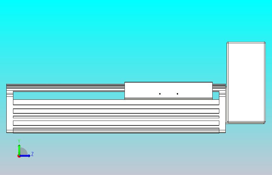 皮带直线轴半封闭可选导轨TPA-HNB-202D-140-L150-LU-Y-P75-N3