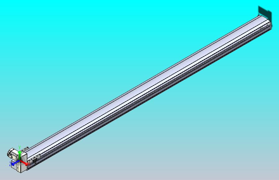 皮带直线轴半封闭可选导轨TPA-HNB-175D-140-L3000-RU-Y-P75-N3