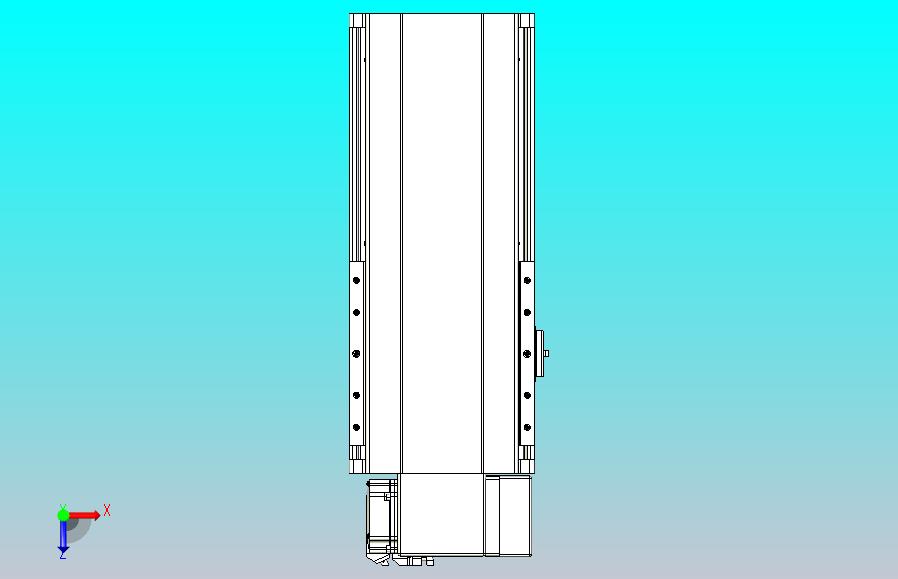 皮带直线轴半封闭可选导轨TPA-HNB-202D-140-L150-RP-Y-P75-N3