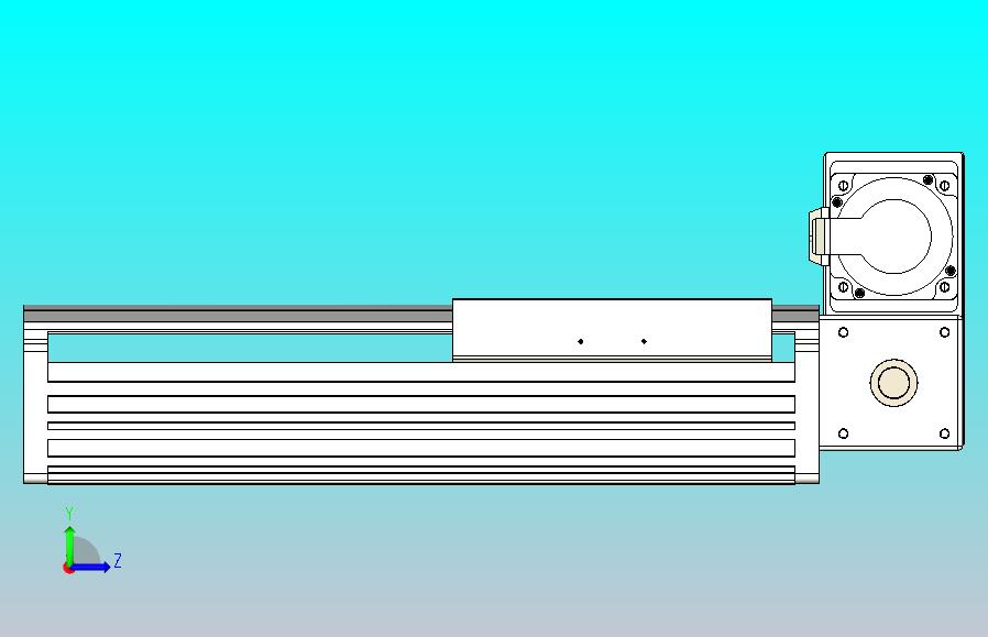 皮带直线轴半封闭可选导轨TPA-HNB-202D-140-L150-RU-C-P75-N3