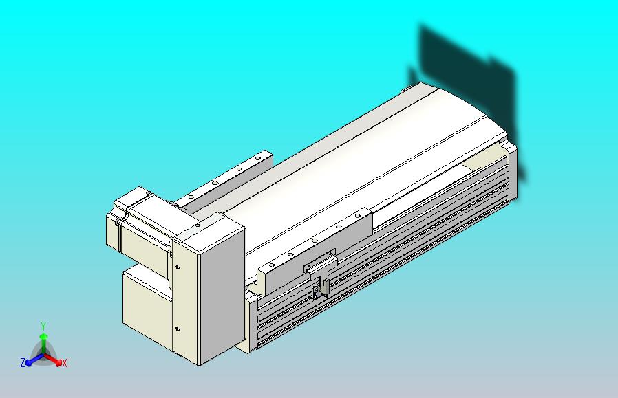 皮带直线轴半封闭可选导轨TPA-HNB-202D-140-L150-RU-C-P75-N3