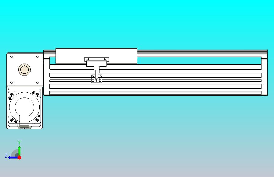 皮带直线轴半封闭可选导轨TPA-HNB-202D-140-L200-LP-C-P75-N3