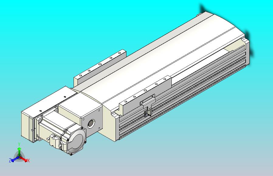 皮带直线轴半封闭可选导轨TPA-HNB-202D-140-L200-ML-Y-P75-N3
