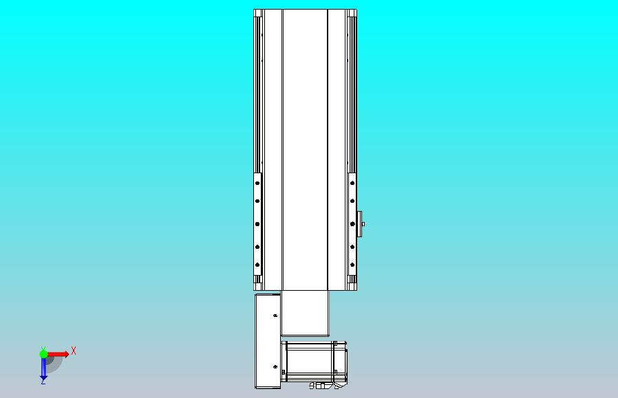 皮带直线轴半封闭可选导轨TPA-HNB-202D-140-L200-ML-Y-P75-N3