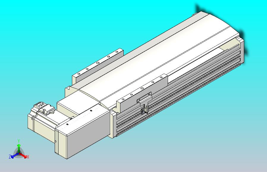 皮带直线轴半封闭可选导轨TPA-HNB-202D-140-L200-MR-C-P75-N3