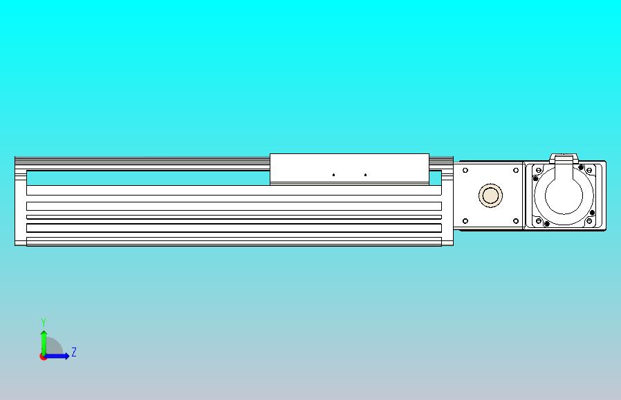 皮带直线轴半封闭可选导轨TPA-HNB-202D-140-L200-MR-C-P75-N3