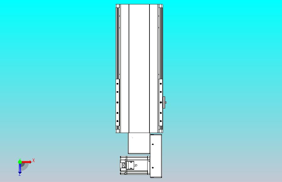 皮带直线轴半封闭可选导轨TPA-HNB-202D-140-L200-MR-Y-P75-N3
