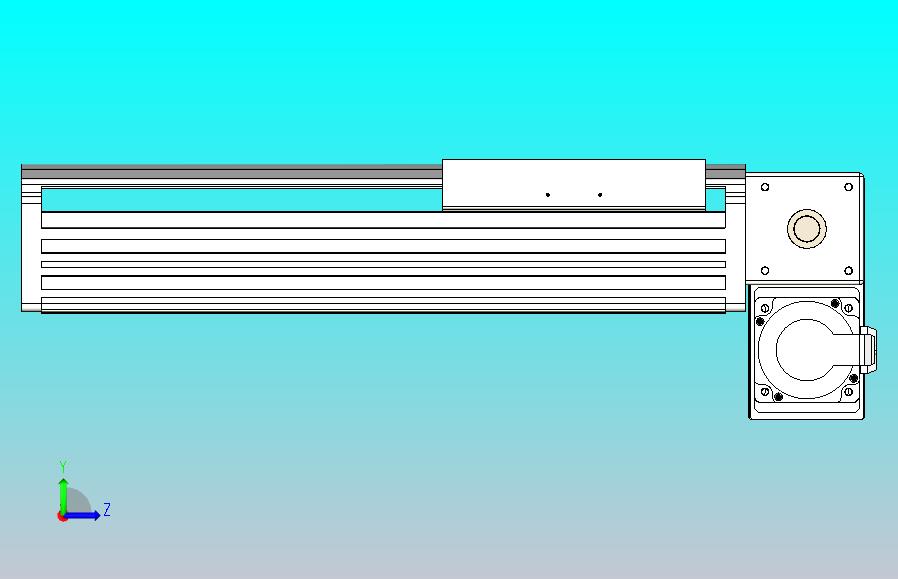 皮带直线轴半封闭可选导轨TPA-HNB-202D-140-L200-RP-C-P75-N3