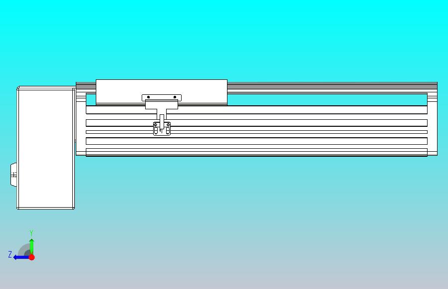 皮带直线轴半封闭可选导轨TPA-HNB-202D-140-L200-RP-C-P75-N3
