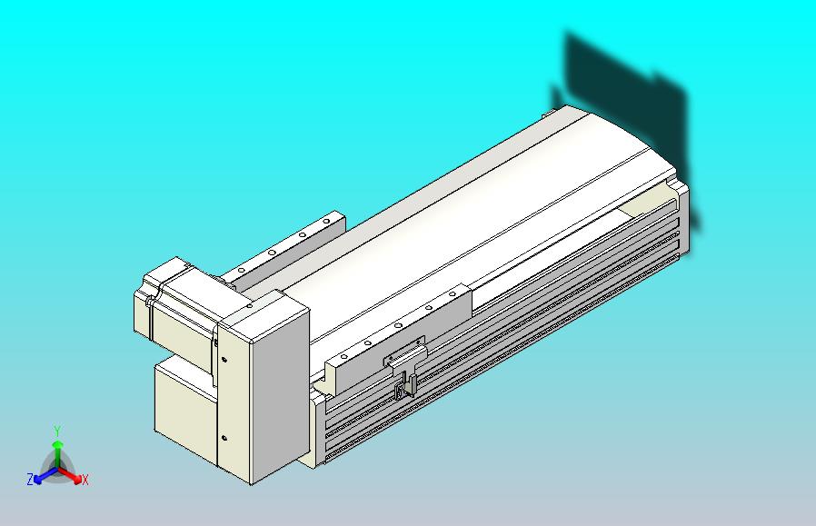 皮带直线轴半封闭可选导轨TPA-HNB-202D-140-L200-RU-C-P75-N3