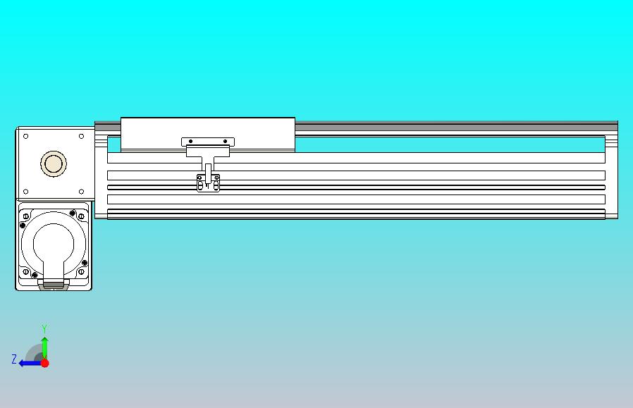 皮带直线轴半封闭可选导轨TPA-HNB-202D-140-L250-LP-C-P75-N3
