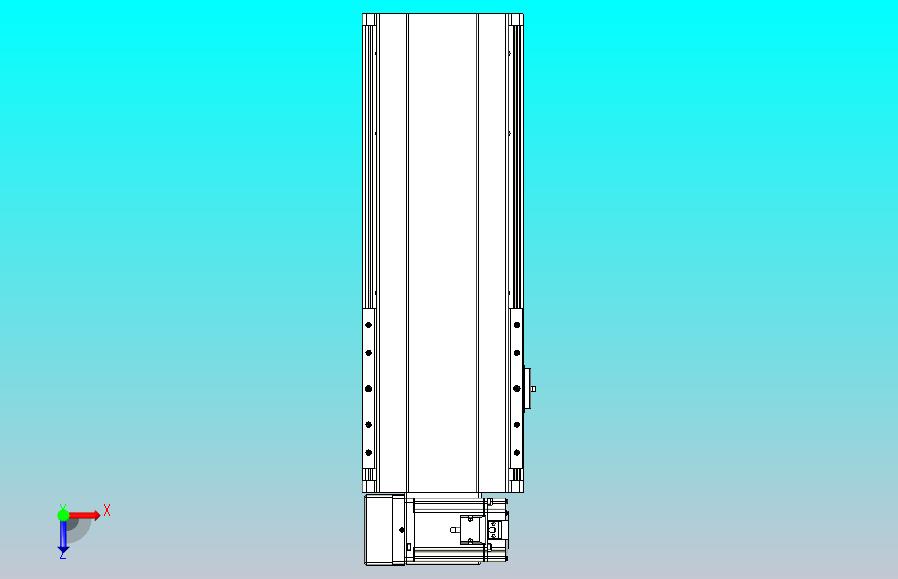 皮带直线轴半封闭可选导轨TPA-HNB-202D-140-L250-LU-Y-P75-N3
