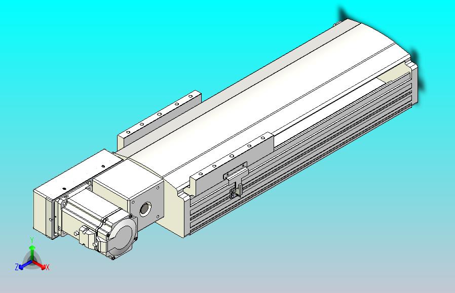 皮带直线轴半封闭可选导轨TPA-HNB-202D-140-L250-ML-C-P75-N3