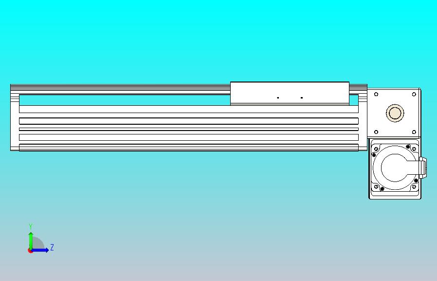 皮带直线轴半封闭可选导轨TPA-HNB-202D-140-L250-RP-C-P75-N3