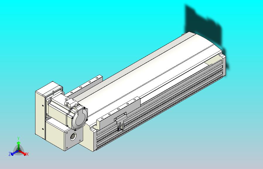 皮带直线轴半封闭可选导轨TPA-HNB-202D-140-L300-LU-C-P75-N3