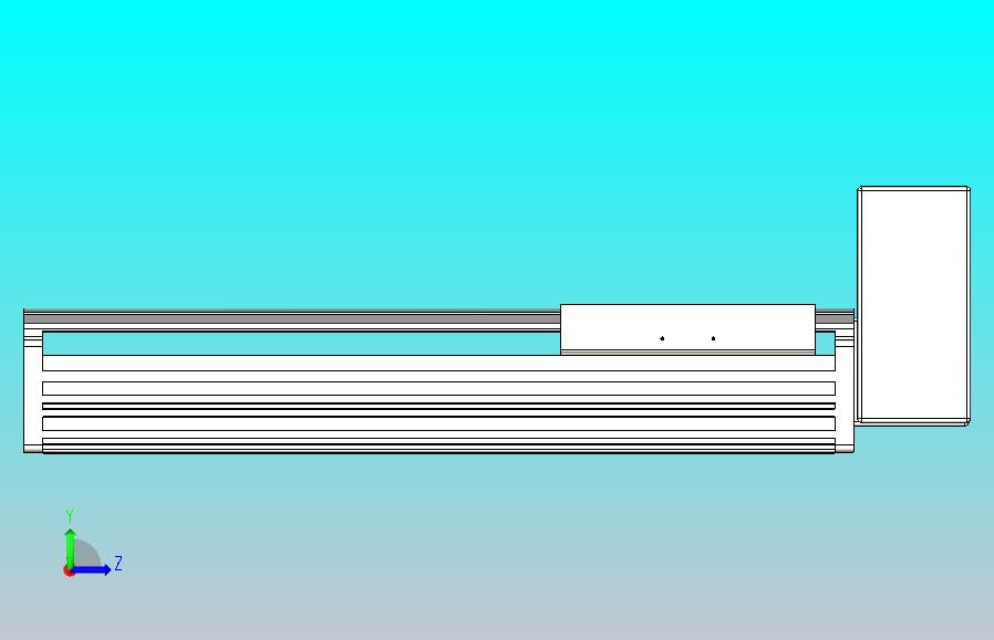 皮带直线轴半封闭可选导轨TPA-HNB-202D-140-L300-LU-C-P75-N3