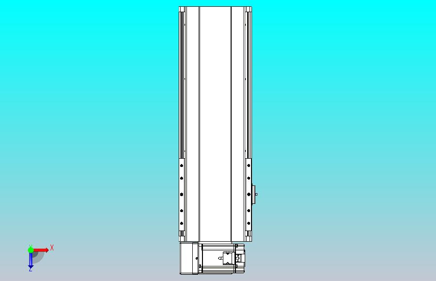皮带直线轴半封闭可选导轨TPA-HNB-202D-140-L300-LU-Y-P75-N3