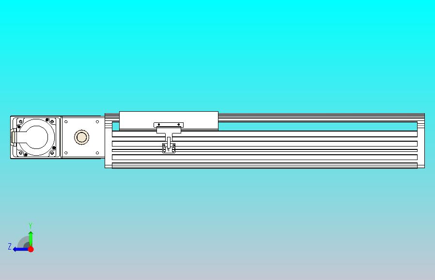 皮带直线轴半封闭可选导轨TPA-HNB-202D-140-L300-ML-Y-P75-N3