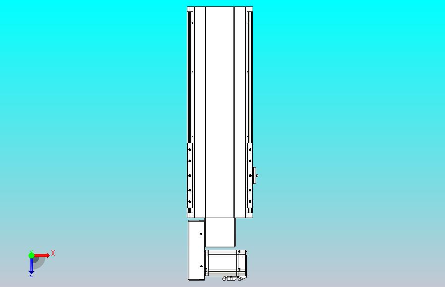 皮带直线轴半封闭可选导轨TPA-HNB-202D-140-L300-ML-Y-P75-N3