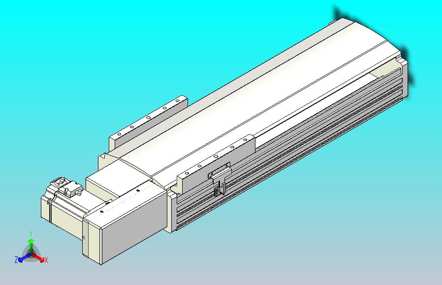 皮带直线轴半封闭可选导轨TPA-HNB-202D-140-L300-MR-C-P75-N3
