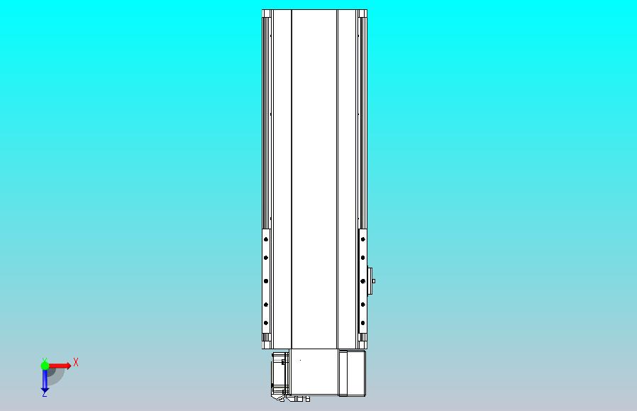 皮带直线轴半封闭可选导轨TPA-HNB-202D-140-L300-RP-Y-P75-N3