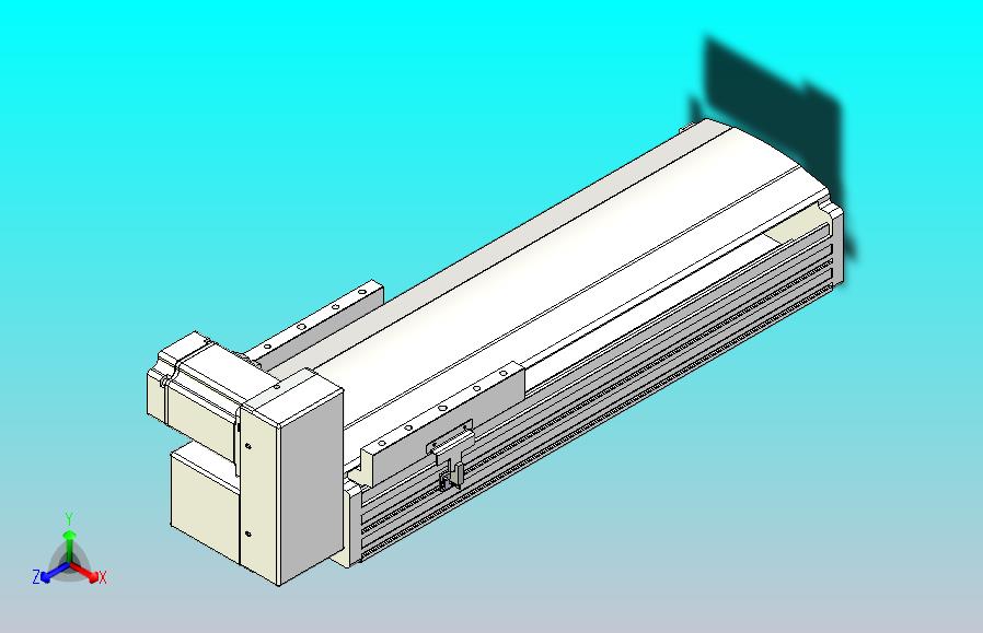 皮带直线轴半封闭可选导轨TPA-HNB-202D-140-L300-RU-C-P75-N3