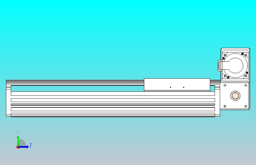 皮带直线轴半封闭可选导轨TPA-HNB-202D-140-L300-RU-C-P75-N3