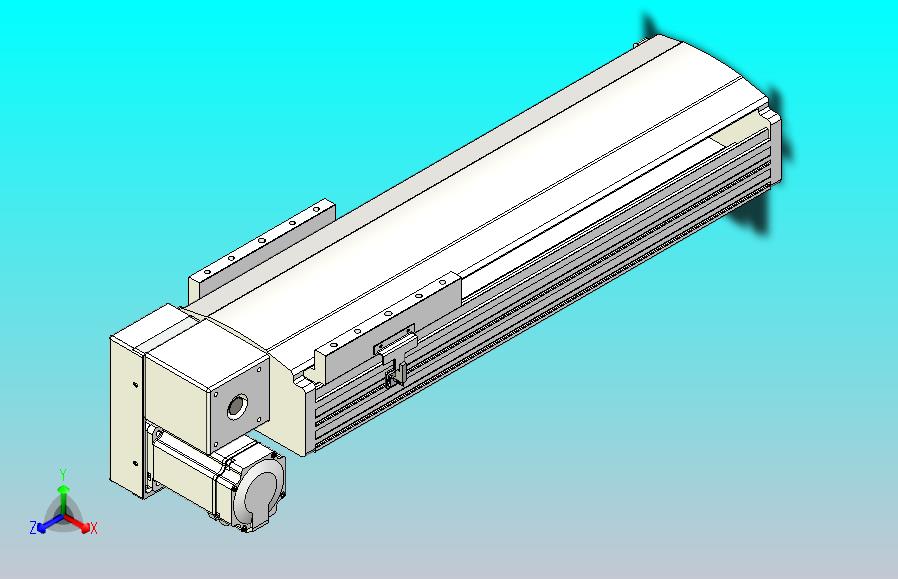 皮带直线轴半封闭可选导轨TPA-HNB-202D-140-L350-LP-C-P75-N3