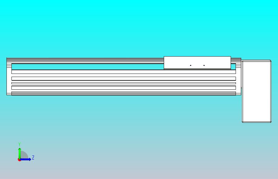 皮带直线轴半封闭可选导轨TPA-HNB-202D-140-L350-LP-Y-P75-N3