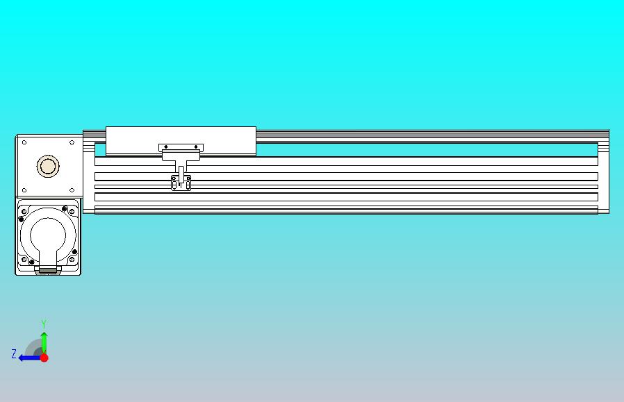 皮带直线轴半封闭可选导轨TPA-HNB-202D-140-L350-LP-Y-P75-N3