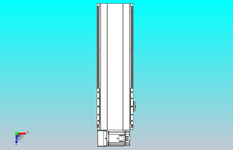 皮带直线轴半封闭可选导轨TPA-HNB-202D-140-L350-LU-Y-P75-N3