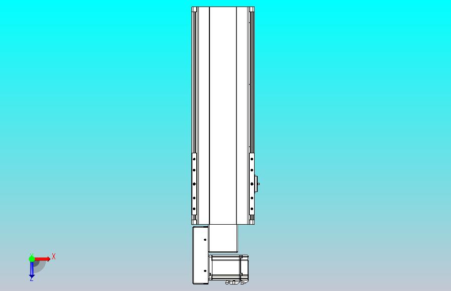 皮带直线轴半封闭可选导轨TPA-HNB-202D-140-L350-ML-Y-P75-N3
