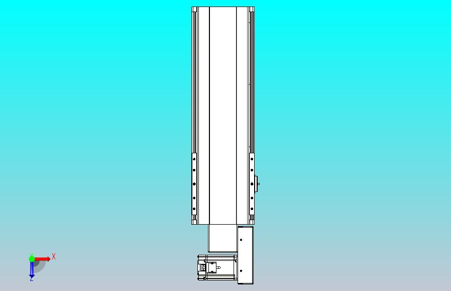 皮带直线轴半封闭可选导轨TPA-HNB-202D-140-L350-MR-Y-P75-N3
