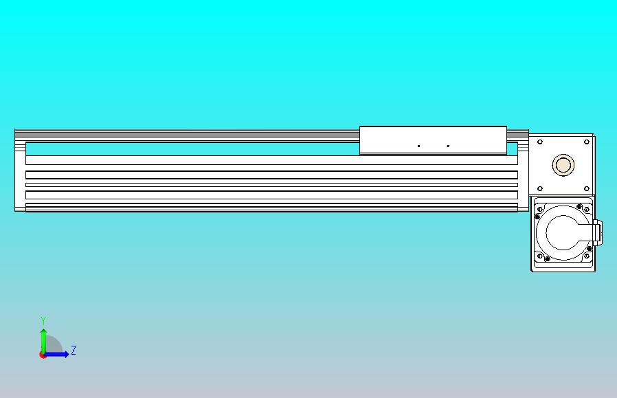 皮带直线轴半封闭可选导轨TPA-HNB-202D-140-L350-RP-Y-P75-N3
