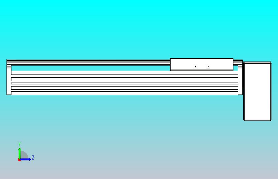 皮带直线轴半封闭可选导轨TPA-HNB-202D-140-L400-LP-Y-P75-N3