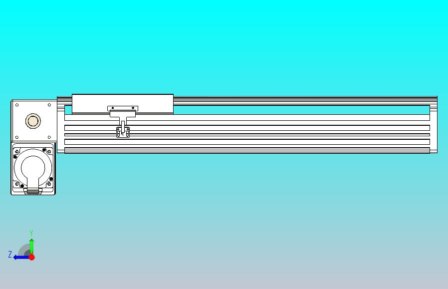 皮带直线轴半封闭可选导轨TPA-HNB-202D-140-L400-LP-Y-P75-N3