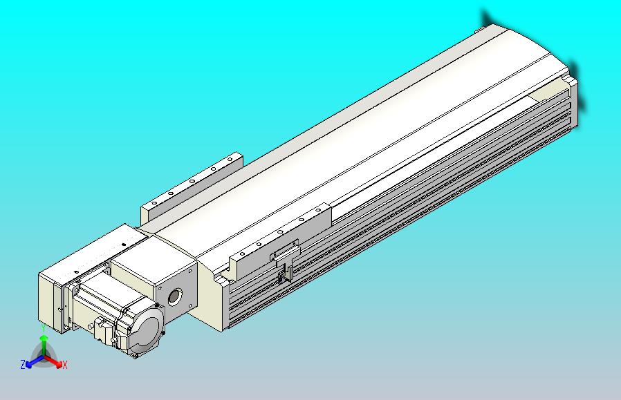 皮带直线轴半封闭可选导轨TPA-HNB-202D-140-L400-ML-Y-P75-N3