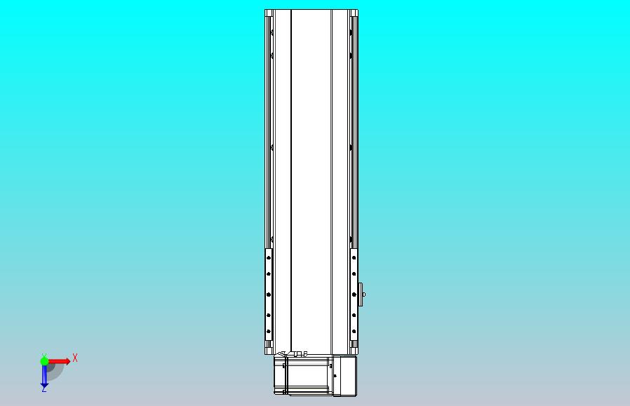 皮带直线轴半封闭可选导轨TPA-HNB-202D-140-L400-RU-C-P75-N3