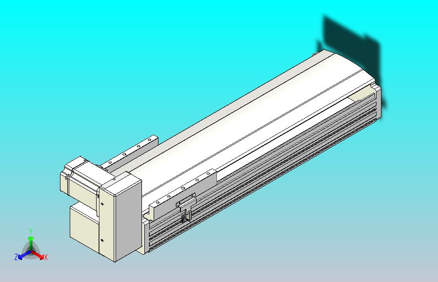 皮带直线轴半封闭可选导轨TPA-HNB-202D-140-L400-RU-C-P75-N3