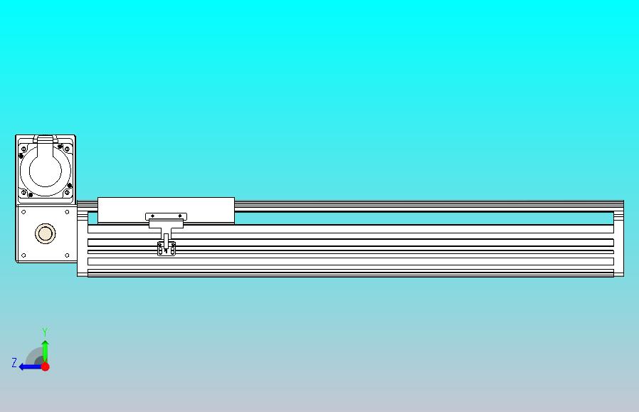 皮带直线轴半封闭可选导轨TPA-HNB-202D-140-L450-LU-C-P75-N3