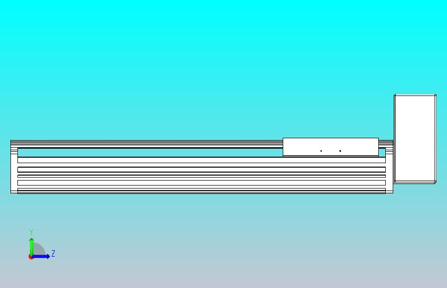皮带直线轴半封闭可选导轨TPA-HNB-202D-140-L450-LU-Y-P75-N3