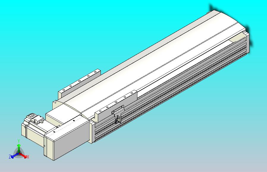 皮带直线轴半封闭可选导轨TPA-HNB-202D-140-L450-MR-C-P75-N3