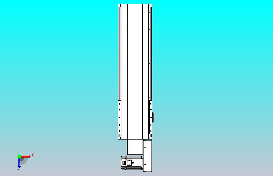 皮带直线轴半封闭可选导轨TPA-HNB-202D-140-L450-MR-Y-P75-N3