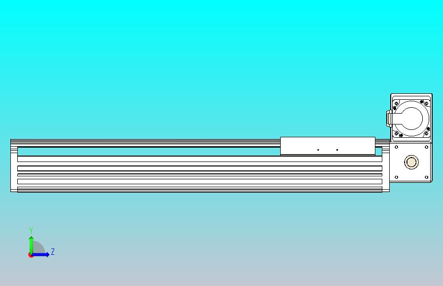 皮带直线轴半封闭可选导轨TPA-HNB-202D-140-L450-RU-C-P75-N3