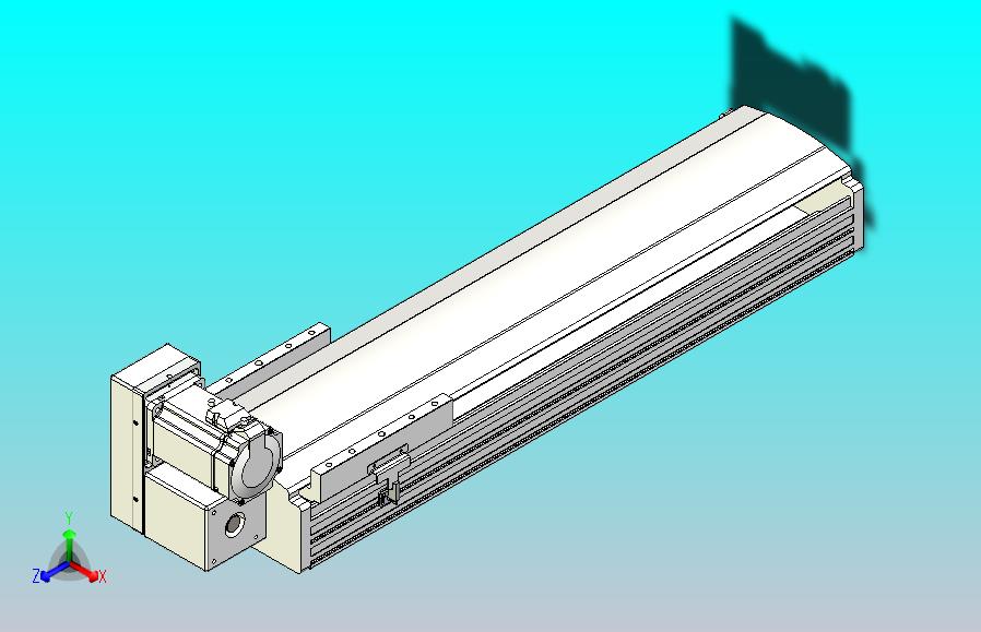 皮带直线轴半封闭可选导轨TPA-HNB-202D-140-L500-LU-C-P75-N3
