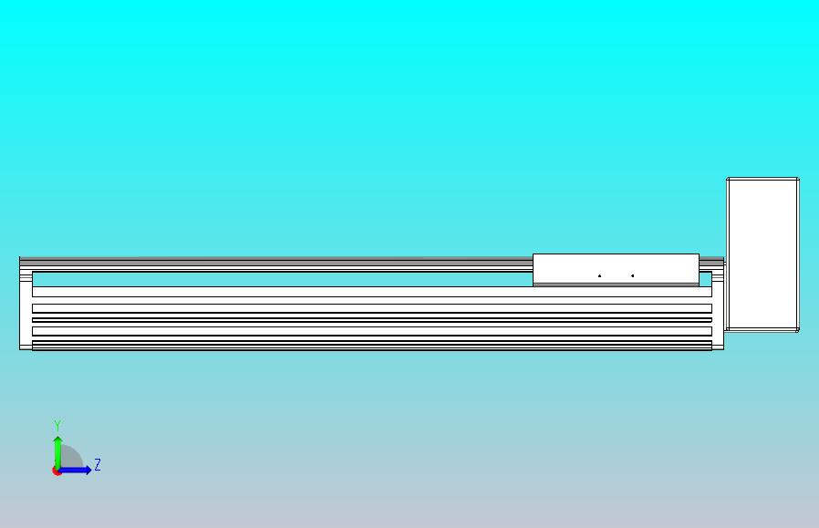 皮带直线轴半封闭可选导轨TPA-HNB-202D-140-L500-LU-C-P75-N3