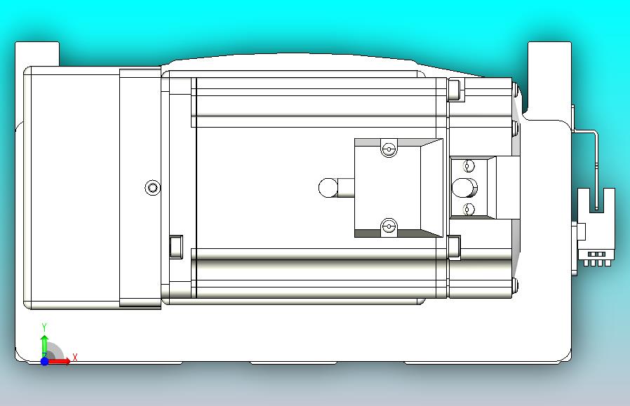 皮带直线轴半封闭可选导轨TPA-HNB-202D-140-L500-ML-Y-P75-N3