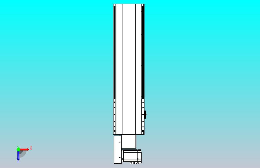 皮带直线轴半封闭可选导轨TPA-HNB-202D-140-L500-ML-Y-P75-N3