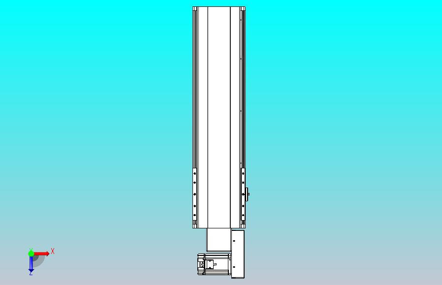 皮带直线轴半封闭可选导轨TPA-HNB-202D-140-L500-MR-Y-P75-N3
